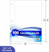 BAZIC 100 Sheet Filler Paper, College Ruled, 3 Hole Punched, 1-Pack for Office School Student Writing
