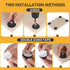 1 Inch 30 Lbs (4, Mini Caster Wheels, Heavy Duty Swivel Steel Ball Casters, Load Per Rollers, Low Profile Self Adhesive