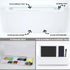 Desktop Glass Whiteboard Set with 3 Colors Markers, Desk Dry Erase Glass Whiteboard for Home Office Supplies
