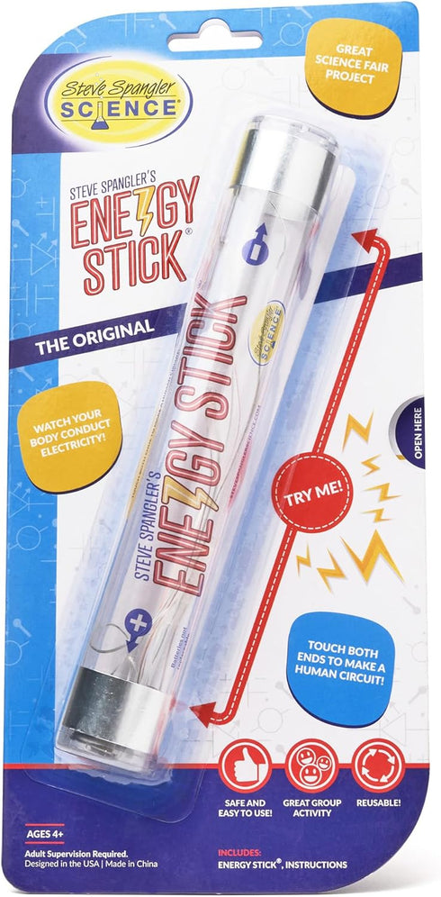 Steve Spangler Science Energy Stick - Fun Hands-On STEM Learning Toy for Kids, Group Activity