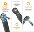 Right Angle Screwdriver - 90 Degree Offset Ratcheting Pocket Mini Wrench Bit Socket Set for Tight Space Gifts