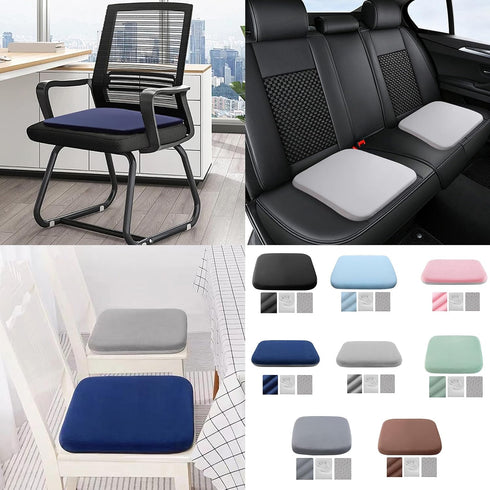 WAGHAVEN Ergonomic Memory Foam Seat Cushion,High Resiliences Memory Foam Seats Cushions Provide Softness