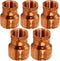 Supply Giant DDGA0120-5 Female Adapter Reducing Fitting, Sweat x FIP Connections, 1/2 X 1/4, Copper