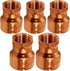Supply Giant DDGA0120-5 Female Adapter Reducing Fitting, Sweat x FIP Connections, 1/2 X 1/4, Copper
