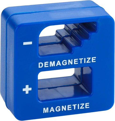 Demagnetizer and Magnetizer - Blue for Screwdrivers, Bits, Small Tools, and Precision Construction
