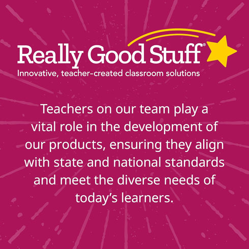 Really Good Stuff EZread Sound Box Mats and Chips - 18 Dry Erase Mats and 60 Chips for Teaching Sound Patterns