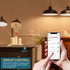 Bulb, Bulbs, E26 A19 60W (4 Pack) Peteme Smart WiFi Alexa Light Led RGB Color Changing Compatible with Alexa, Siri