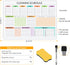 Cleaning Schedules and Checklists Dry Erase Magnetic Planner Whiteboard for Refrigerator - Daily Weekly Monthly