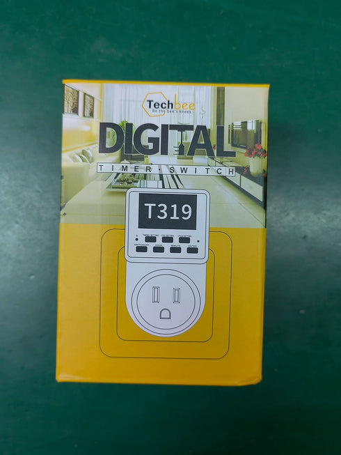 Digital Infinite Repeat Cycle Intermittent Timer Plug, 24 Hour Programmable Indoor Timed Power Switch