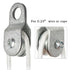 10 Pack Small Snatch Cable Pulley Block - 6mm / 0.23 Inch Wire Rope, Single Pulley Wheel Bearing, Load 70 LB