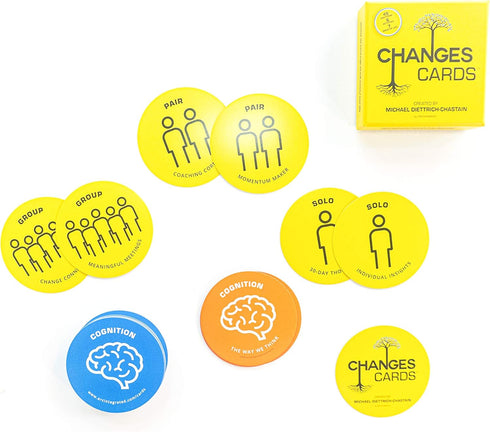 Change Cards - 63 Conversation Cards for Ice Breakers, Team Building, and Enhance Communication