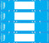 Tabbies File Pocket Handles, Light Blue/White, 9-5/8 x 2 Inches, 48 per Pack (TAB68806)