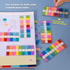 Golcellia Sticky Tabs, 900 Pcs Transparent Page Markers, Sticky Index Tabs for Books and Teacher Supplies