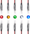 50pcs 12 Volt 5mm Red LED Lights, Pre Wired 7.9 inch DC 12v LED Light, Clear Lens Small LED Lamps