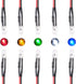 50pcs 12 Volt 5mm Red LED Lights, Pre Wired 7.9 inch DC 12v LED Light, Clear Lens Small LED Lamps
