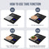 Flexzion Jewelry Scale Digital Pocket Scale 100g with 0.01g Precision, Mini Scale for Gold, Silver, Coins.