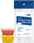 EDI Clear Disposable Plastic Portion Cups with Leakproof Lids, 50 Sets, 3.25 OZ, BPA Free, Recyclable Souffle Cups