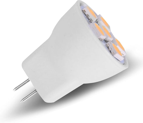 MR8 LED Light Bulb Replacement for Mini Halogen Recessed Lamps 12 Volt Warm White 2 Pack