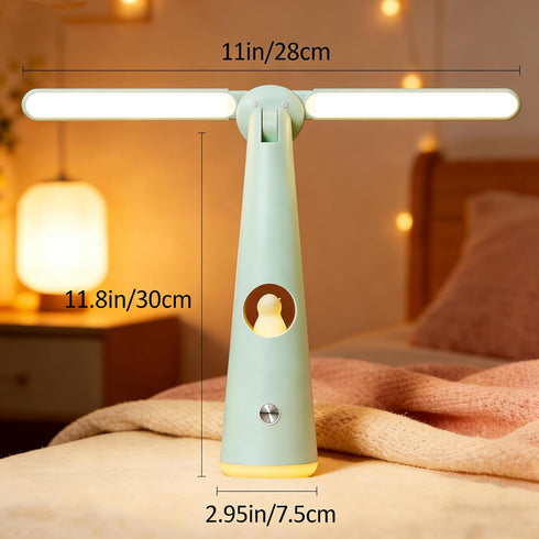 Vaofrean Light,3 Dimmable LED Desk Lamps for Home Office-Rechargeable Touch-Control Desk Way Color Temperature