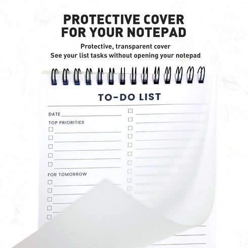 To Do List Notepad 6 Pack, 5.2 x 8" Spiral Daily Planner with 35 Sheets for Work, Note, and Todo Organization