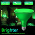 2 Pack PAR38 Green Flood Lights Outdoor, Dimmable 20W (Equivalent to 200W), E26 Base Green LED Light