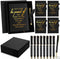Spakon 6 Set Thank You Team Appreciation Gift - A5 Leather Journal Pen with Gift Box for Medical Assistant Week