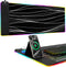 Miroddi Mouse Pad with Phone Holder, Wireless Charging Desk Mat, RGB Gaming Mousepad
