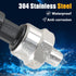 100 1/8"NPT FUSCH PSI Pressure Transducer Sensor with Connector Harness, Thread Stainless Steel Pressure Transmitter
