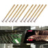 100pcs Pogo Pin Flat Head, PCB Testing Spring Test Probe Brass Material 2.36mm Tube Diameter for PCB Testing