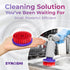 Set (2 Synoshi PRO Round Brush Units) for Electric Spin Scrubber Brush for Bathroom, Shower, Floor and Tiles. Electric