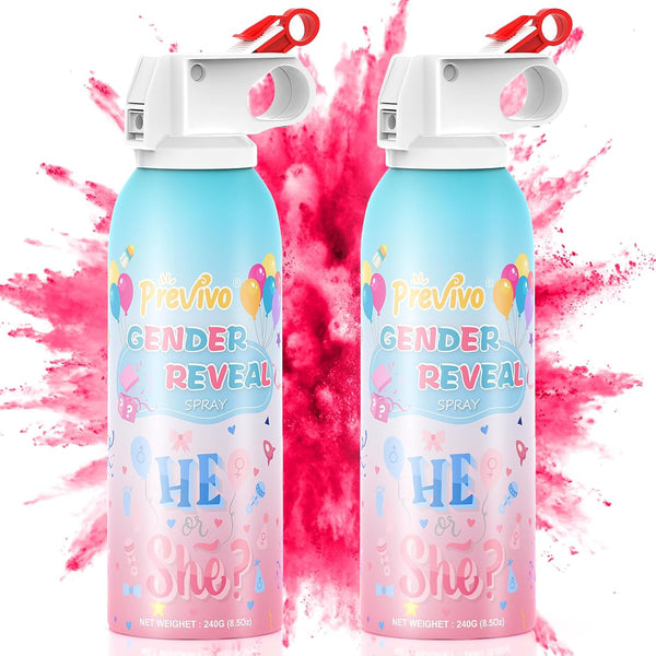 Reveal Fire Extinguisher Set -Gender Reveal Color Smoke Powder Spray - 100%
