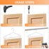 RIXIGOOD 20 Pack 20 100 2 1 15.75 Inch Cabinet Door Hangers for Spray Painting & Paint Drying - Complete Kit