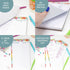 bloom daily planners Weekly Meal Planning Pad, Magnetic Refrigerator Menu Planner with Grocery Shopping Lists