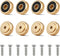 Kamrexi 8 Pcs Cutting Board Metal Feet with Non Slip Pads, Non Slip