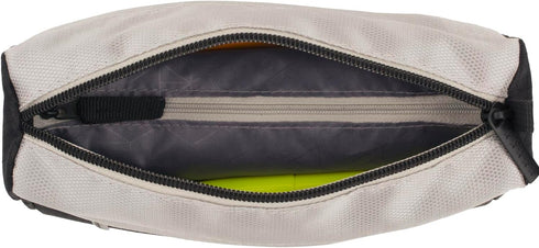 Five Star Pencil Pouch - 9-Pocket Pencil Case, 4" x 8", Black/Grey (505600A-ECM)