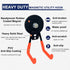 TSUYA Strong Magnetic Hooks, 22Lbs Garage Magnet Hooks Utility Hooks Heavy Duty for Hanging Yard Tools Extension Hose Power Tools Workshop Organization Outdoor Indoor by TSUYA