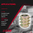 E-Z LOK Hex Threaded Inserts for Soft Wood, Zinc Alloy Flush Thread Insert 10-24 x 10mm Length, Pack of 50