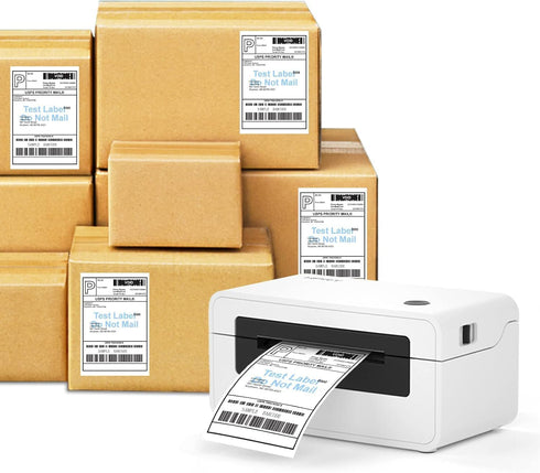 9527 Product 4 6 Pack 100 Label,100 Stack,1 x Thermal Labels - of Fanfold Labels for Direct Thermal Printer, White