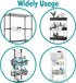 6 Pack Wall Caddy Pen Holders, Large Pencil Cups Organizer for Marker / Remote / Crayon / White Board Accessories