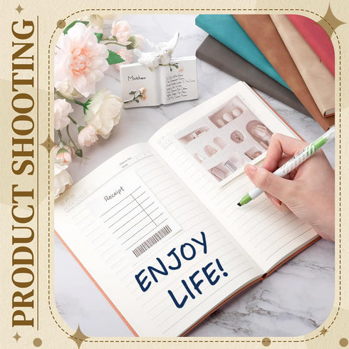 Fuutreo 20 Pcs Multicolor Thank You Gifts Leather Journal Notebook A5 Notepad Inspirational Gift for Employee Teacher