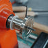 3" Woodworking Lathe Faceplate with Screw Chuck, Includes Two Nylon Washers for 1" x 8TPI Spindle