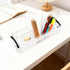 Voittozege 24 8.5 4 1.6 Pcs Large Capacity Plastic Pencil Box, x x Crayon Box with Snap Tight Lid, Brush Organizer