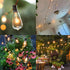 25FT Bulb 27 Bulbs, ST35 E12 SUNSGNE Outdoor Edison String Lights with Clear Edison Vintage String Lights for Patio