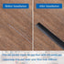Self Adhesive Floor Transition Strip, 3" Wide Vinyl Floor Cover Strips for Laminate Flooring (7.5cm, 3.3Ft, Black)