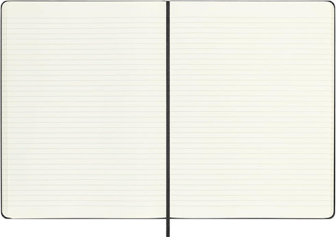 Moleskine Classic Notebook, Hard Cover, XL (7.5" x 9.5"), Ruled/Lined, Black, 192 Pages