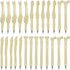 Maydahui 25 Pcs Bone Ballpoint Pen, Creative Novelty Pens, Black Ink for Halloween Artist Nurse School Office