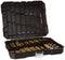 Metric 230 Pieces Titanium Twist Drill Bit Set, 135° Tip High Speed Steel, Ideal for Wood, Cast Iron, and Plastic
