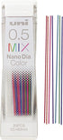 Uni Mechanical Pencil Lead NanoDia Color Assorted 0.5mm 20 Leads