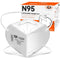 YQ YICHITA N95 Mask NIOSH Approved 25-Pack, Particulate Respirator N95 Face Masks