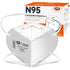 YQ YICHITA N95 Mask NIOSH Approved 25-Pack, Particulate Respirator N95 Face Masks